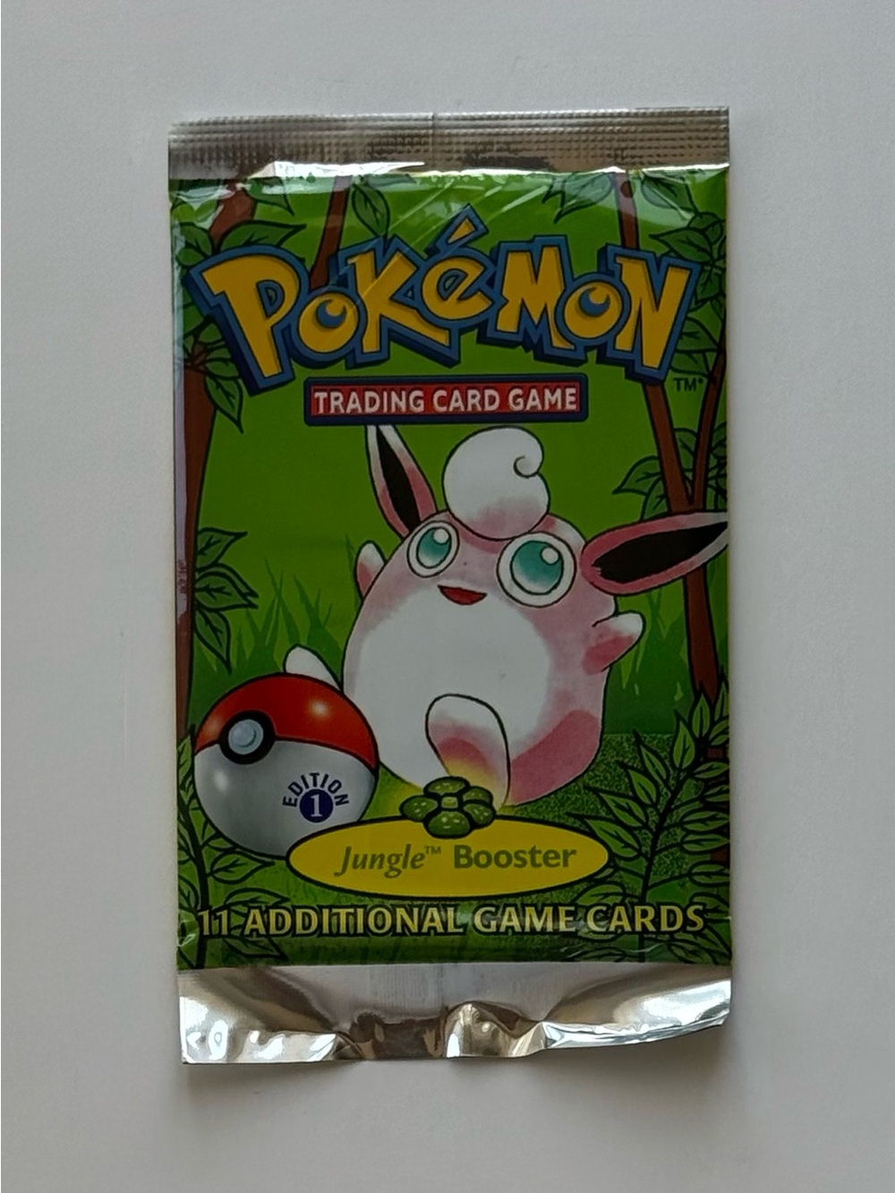 Pokemon 1999 Jungle 1st Ed Booster Pk Wigglytuff Vtg WOTC Sealed Fan Art Custom
